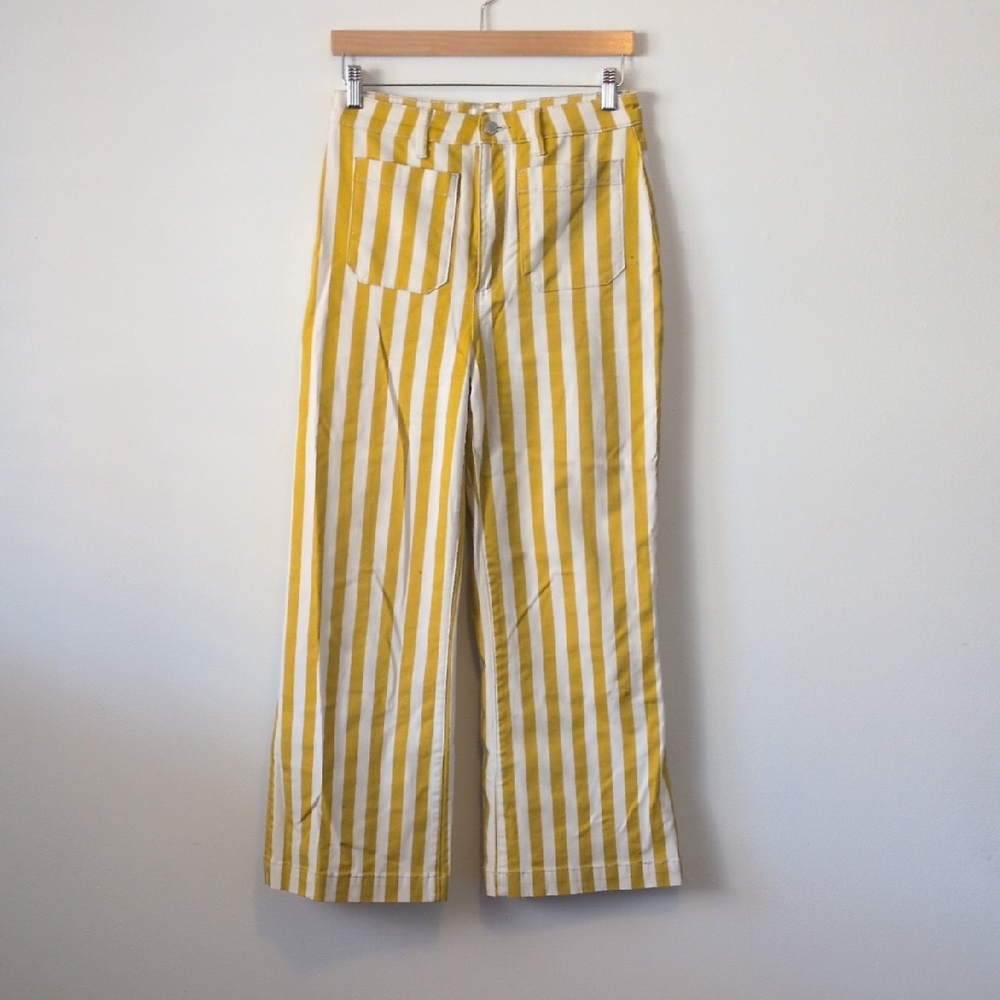 ROLLA'S Mustard and White Striped Apparel